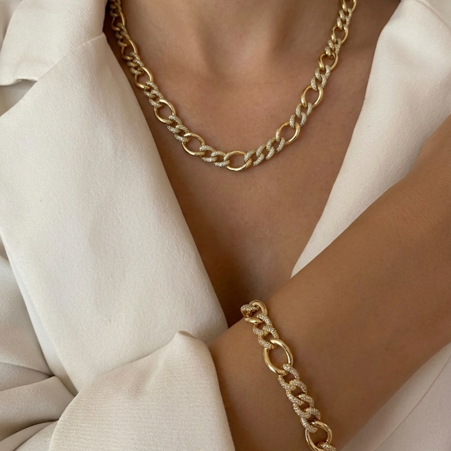 Kuyumcu Model Gurmet Set 14 K Renk Ayarlanabilir Parçalı
