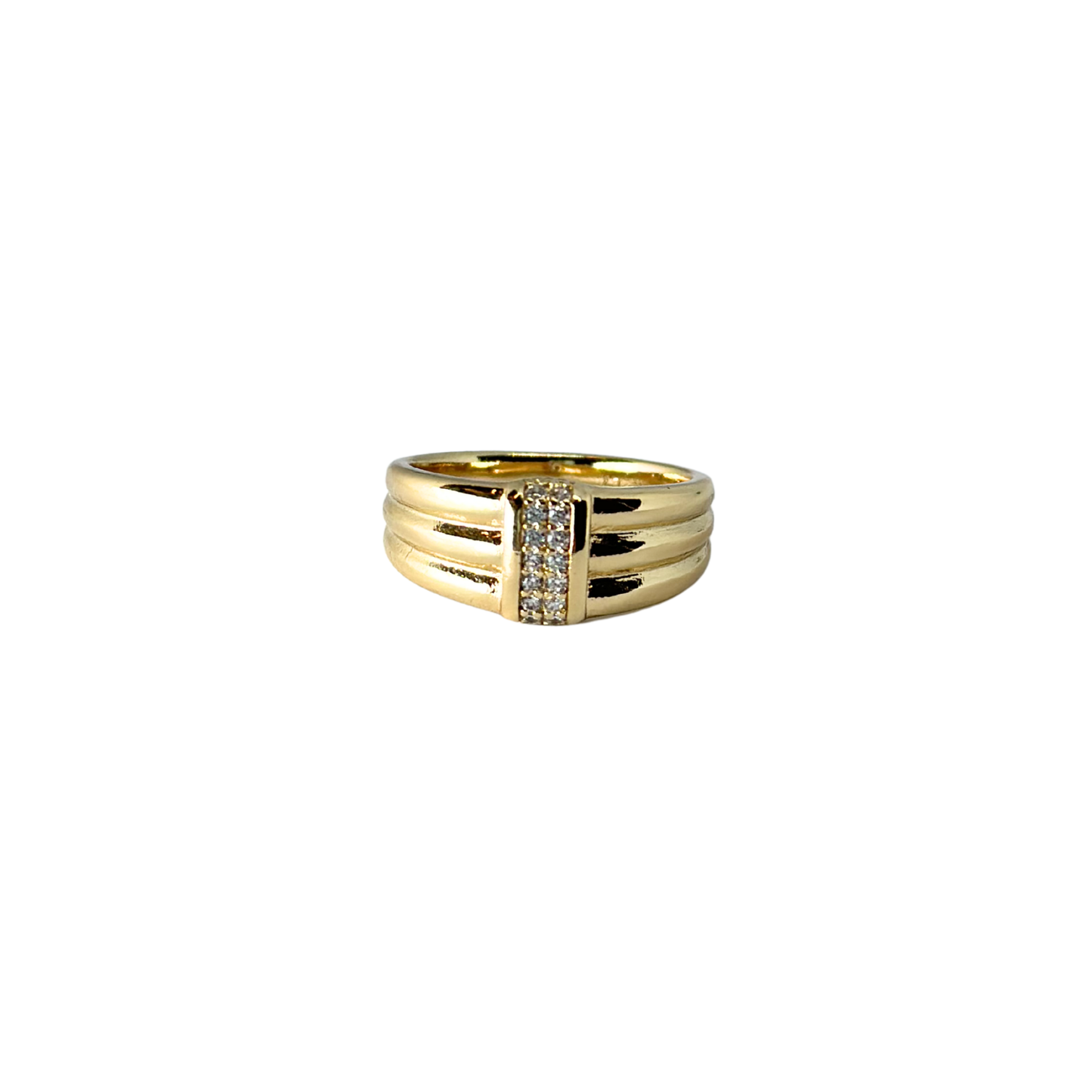 Elara VIP Yüzük — 14 ayar altın görünümlü yüzük | Ferlin Jewelry