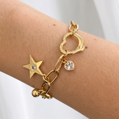 Ataç Model Charm Detaylı Bileklik