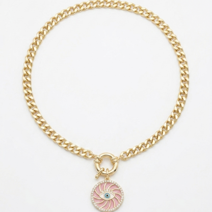 Daisy Özelleştirilebilir Charm Detaylı Kolye 47 CM