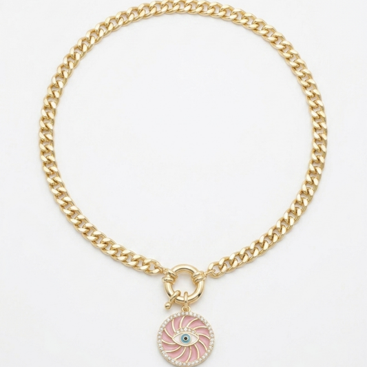 Daisy Özelleştirilebilir Charm Detaylı Kolye 47 CM