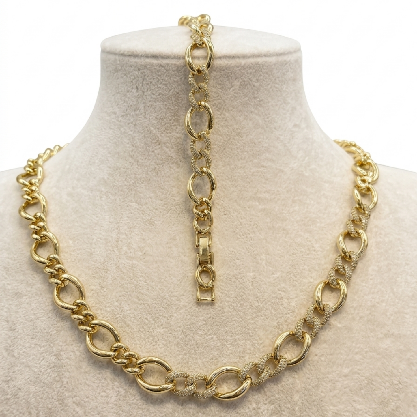 Kuyumcu Model Gurmet Set  14 K Renk Ayarlanabilir Parçalı