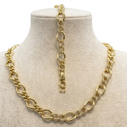 Kuyumcu Model Gurmet Set  14 K Renk Ayarlanabilir Parçalı