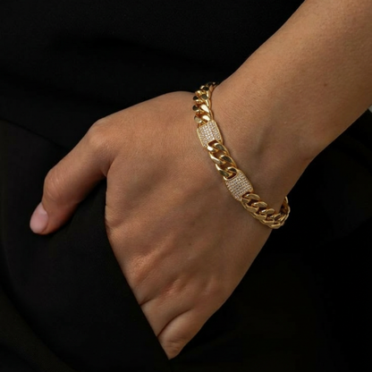 VIP Bileklik — Model B23A — 14 ayar altın görünümlü bileklik | Ferlin Jewelry