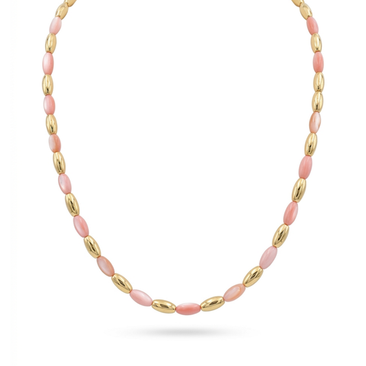 Pinky Glow Boncuk Kolye