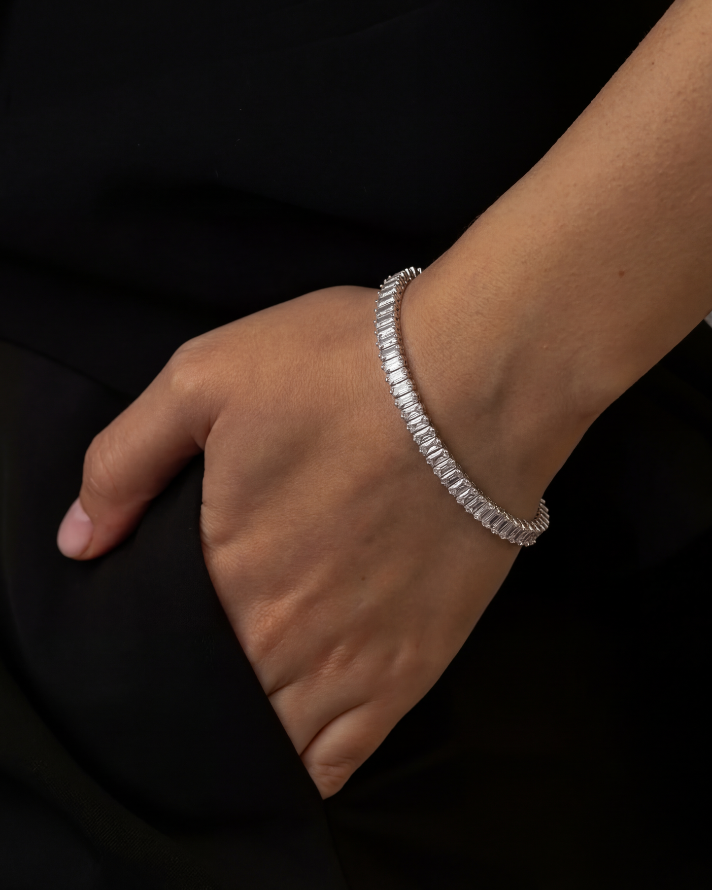 Baget Kesim Su Yolu Bileklik — 14 ayar altın görünümlü bileklik | Ferlin Jewelry