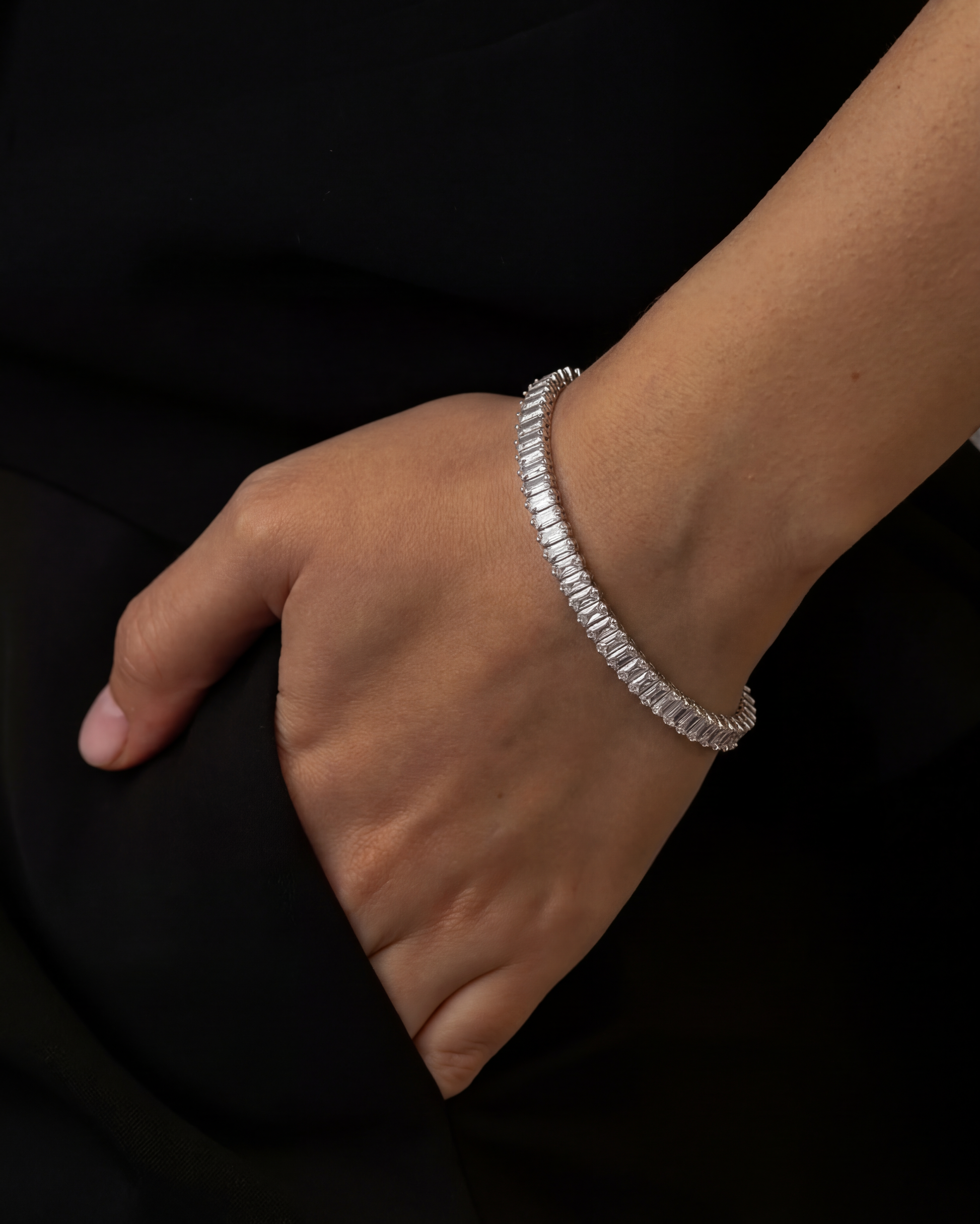 Baget Kesim Su Yolu Bileklik — 14 ayar altın görünümlü bileklik | Ferlin Jewelry