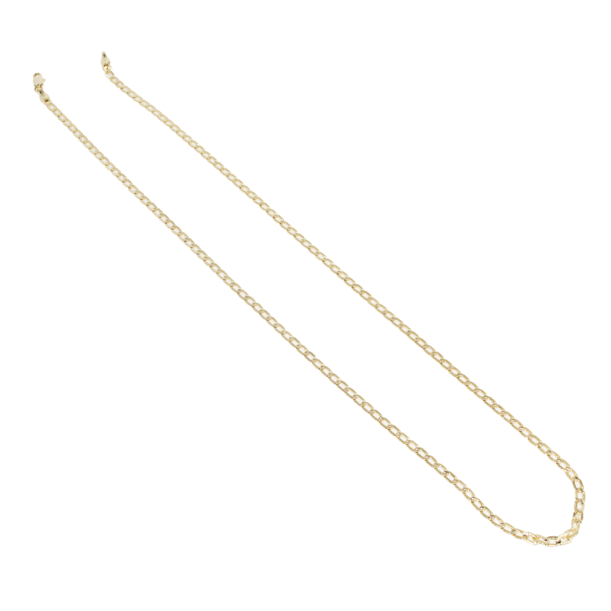 Kuyumcu Model 60 CM  Kolye — 14 ayar altın görünümlü kolye — detay görsel 2
