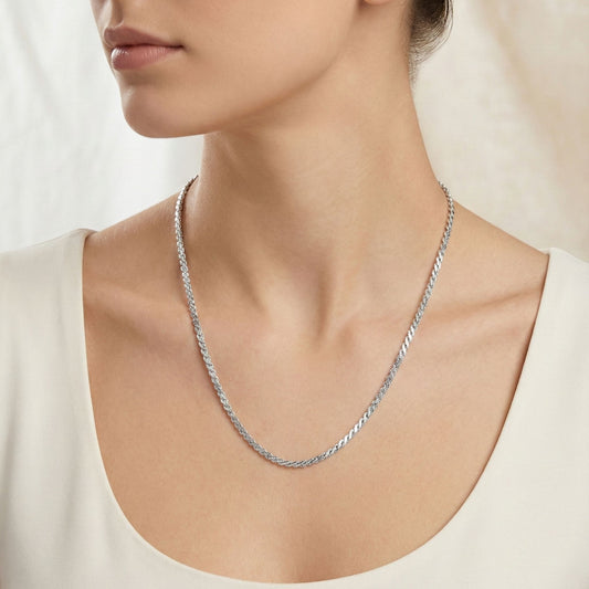 Zenvia Kolye ÇeliK  55 Cm — 14 ayar altın görünümlü kolye | Ferlin Jewelry