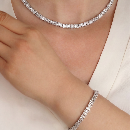 Su Yolu Set — 14 ayar altın görünümlü set | Ferlin Jewelry