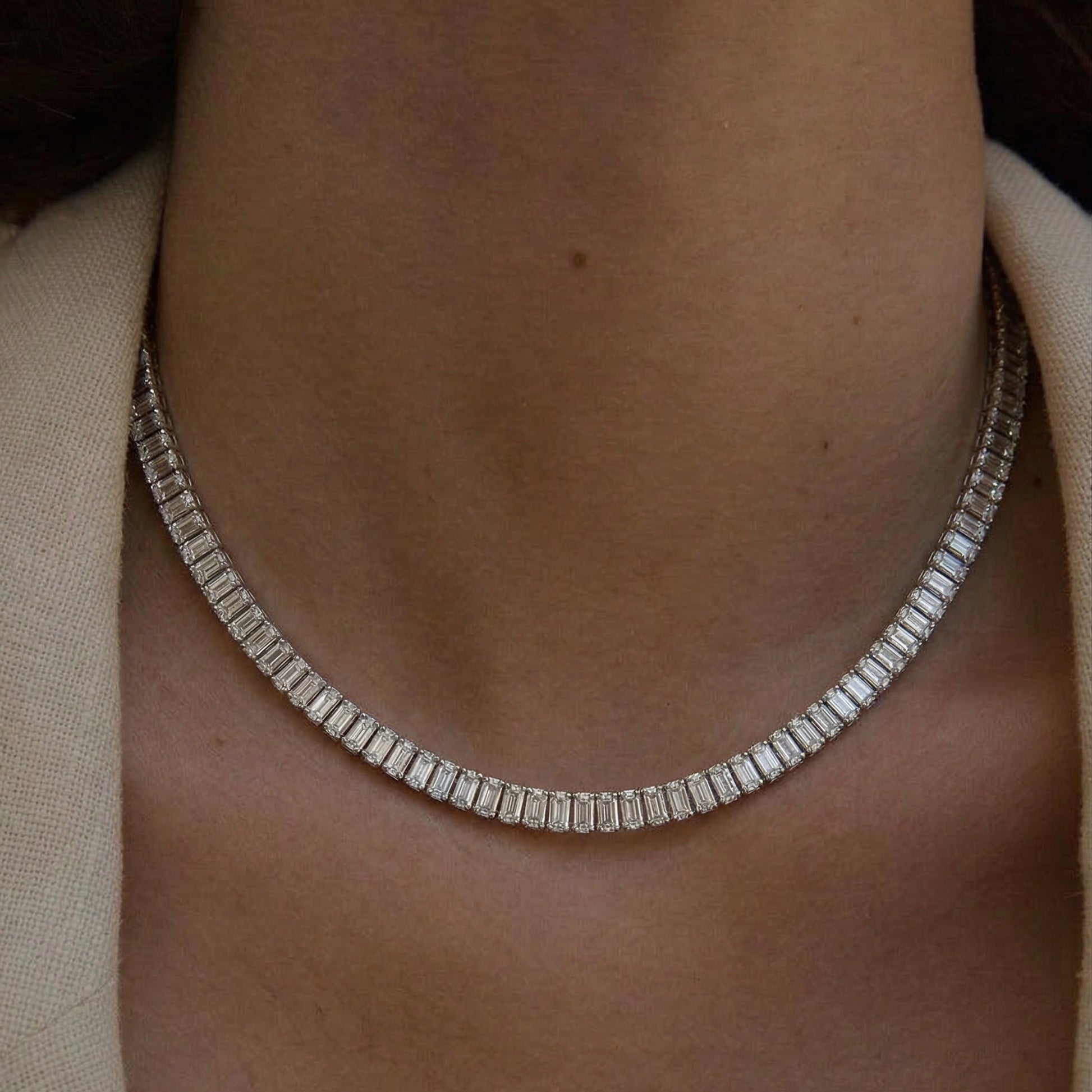 Baget Su Yolu Kolye — 14 ayar altın görünümlü kolye | Ferlin Jewelry