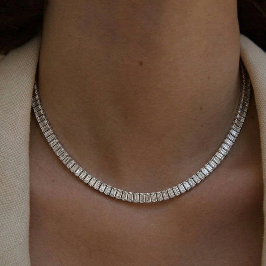 Baget Su Yolu Kolye — 14 ayar altın görünümlü kolye | Ferlin Jewelry